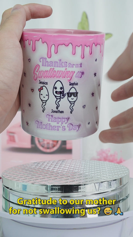 Thanks You Mom - Personalized Mother Accent Mug