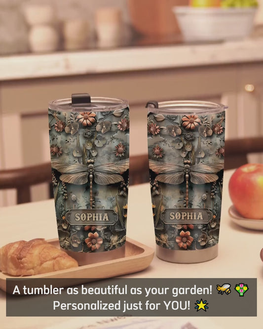 Green Lady - Personalized Gardening Tumbler