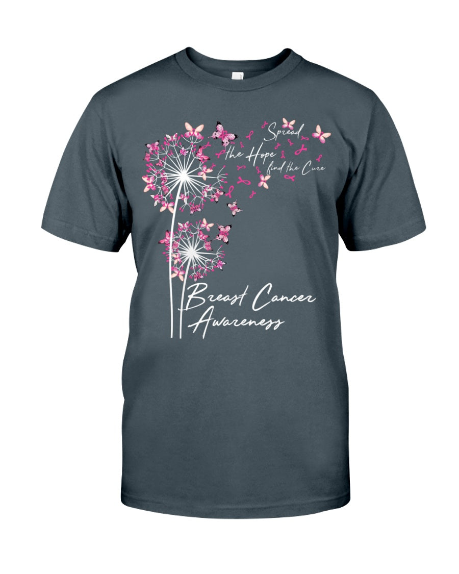 Spread The Hope Find The Cure - Breast Cancer Awareness T-shirt and Hoodie 0822