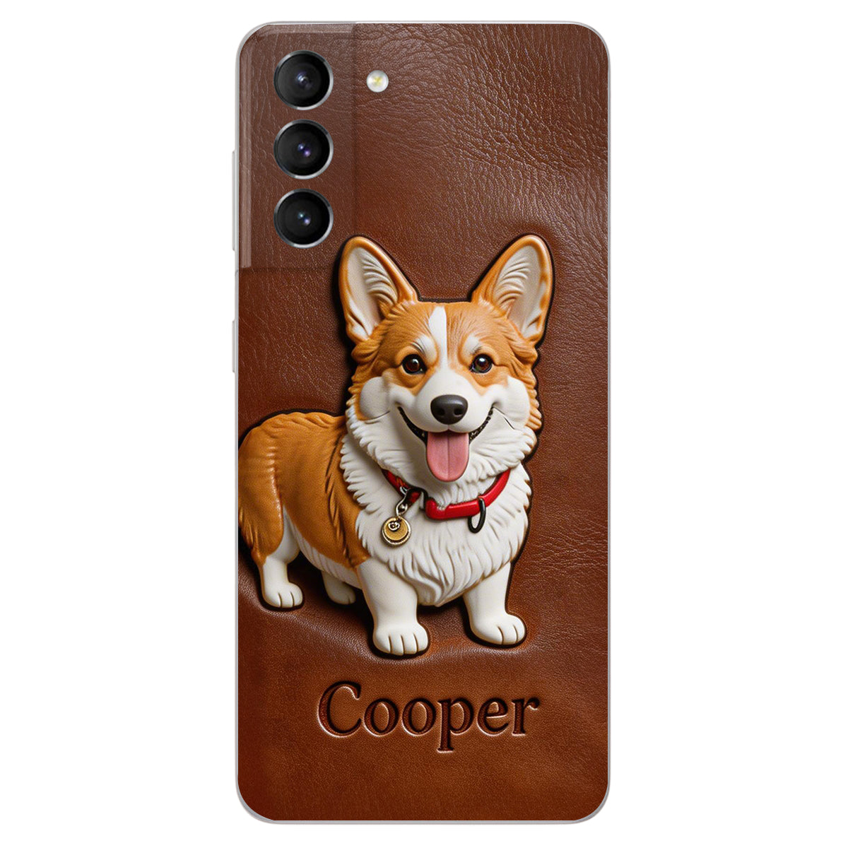 Custom Any Photo - Personalized Dog Leather Phone Case