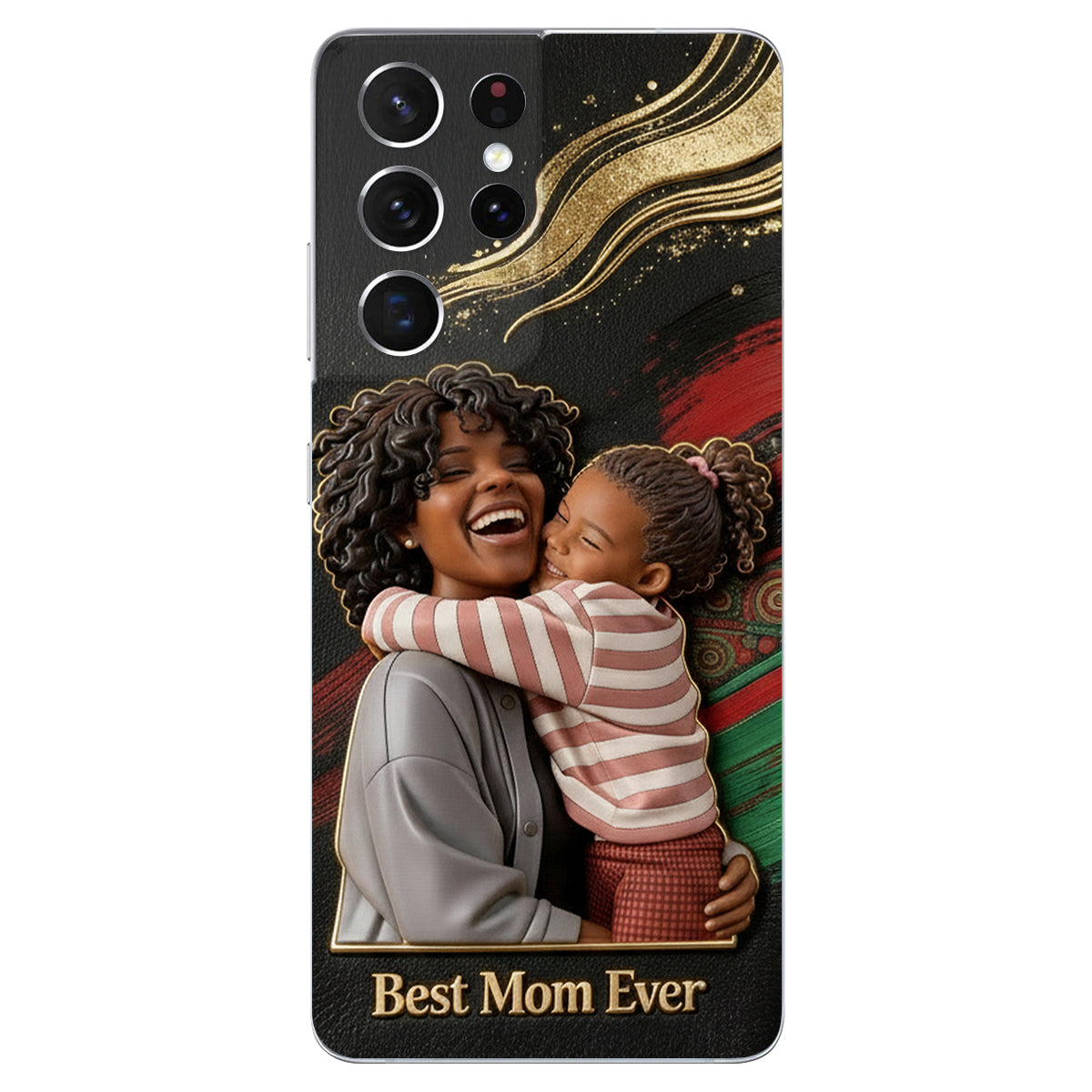 Black Pride, Black History Month - Personalized African American Leather Phone Case