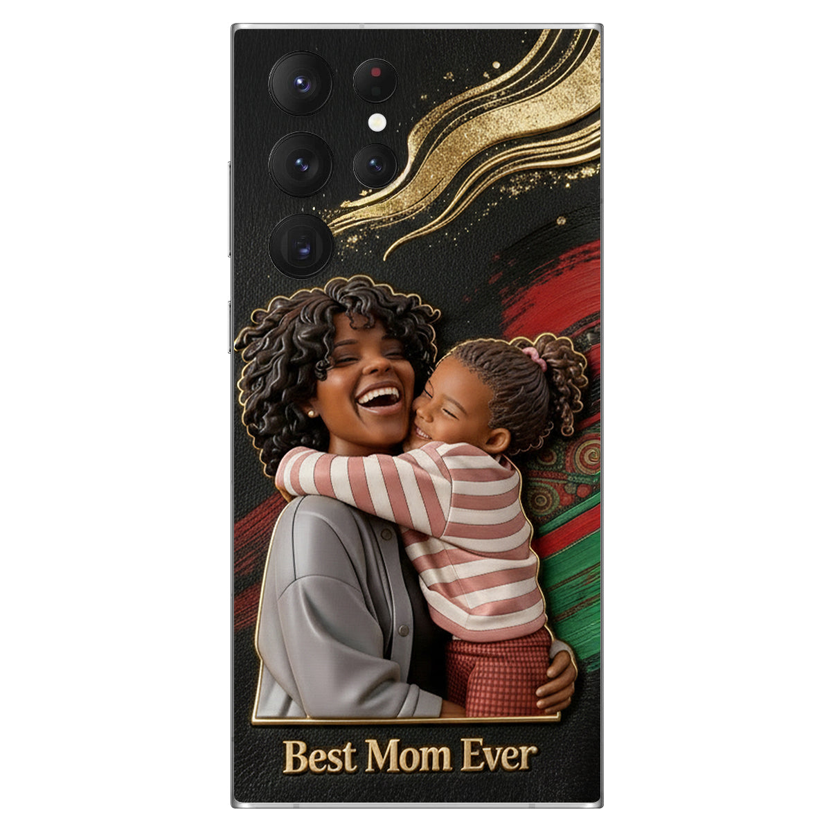 Black Pride, Black History Month - Personalized African American Leather Phone Case