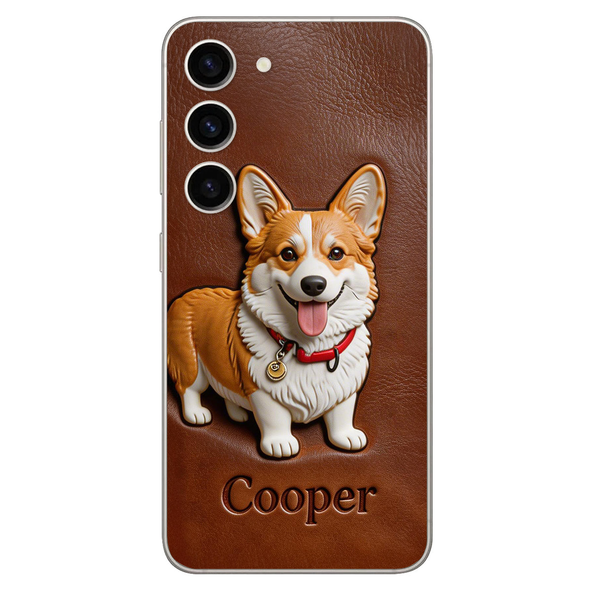 Custom Any Photo - Personalized Dog Leather Phone Case