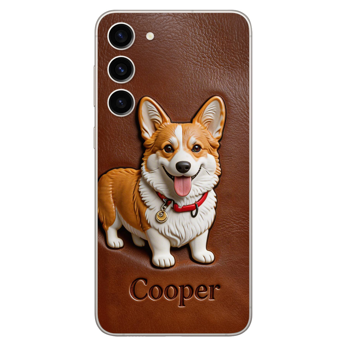 Custom Any Photo - Personalized Dog Leather Phone Case