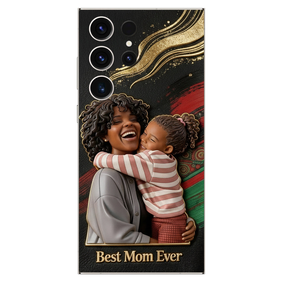 Black Pride, Black History Month - Personalized African American Leather Phone Case