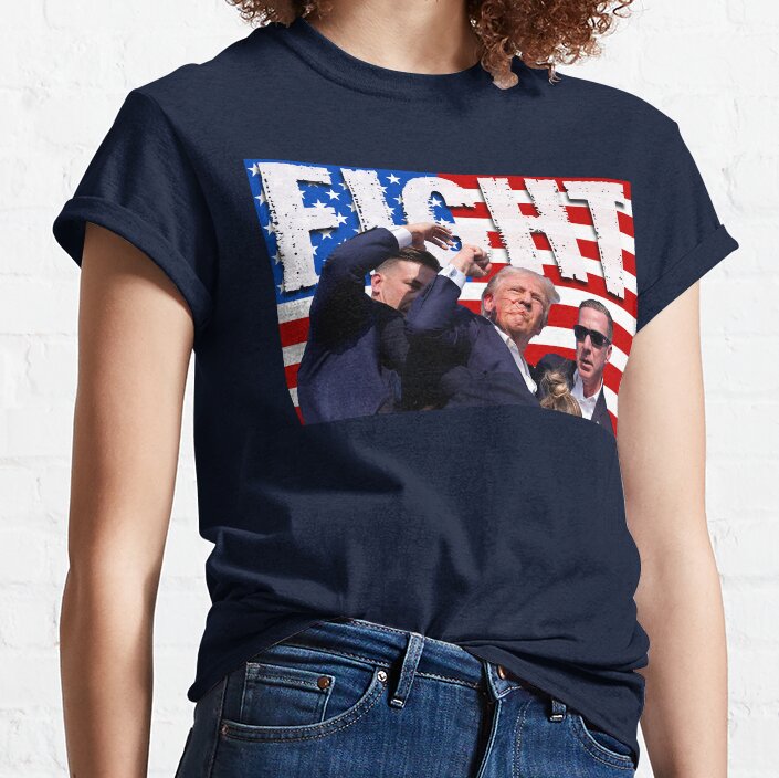 Never Surrender Shirt, Fight For America T-shirt, 2024 Rally Shirt T-shirt & Hoodie
