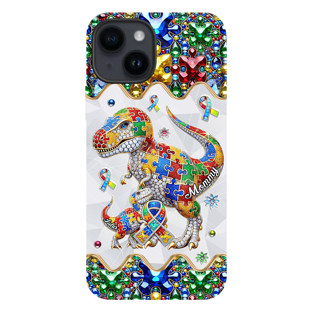 Strong Mama - Personalized Autism Awareness Full Print Phone Case