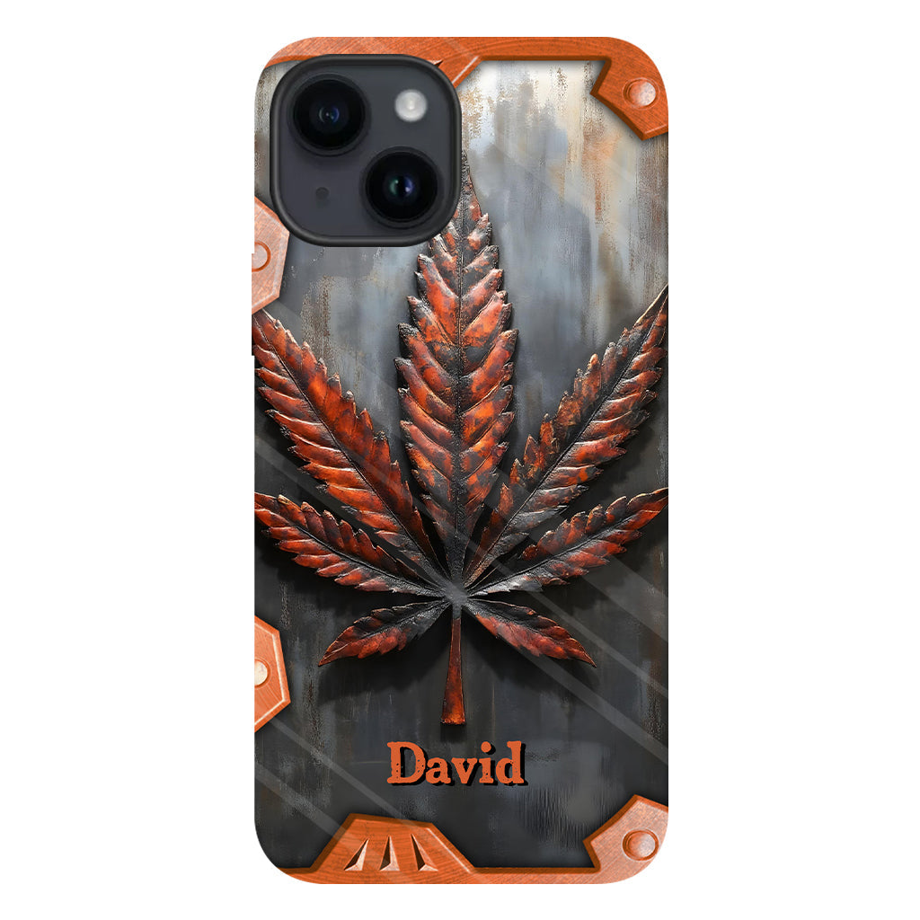 Stunning Leaf - Personalized Weed Full Print Phone Case