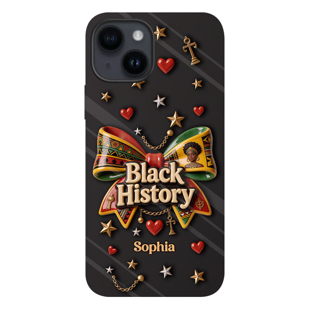 Black History Month - Personalized African American Full Print Phone Case