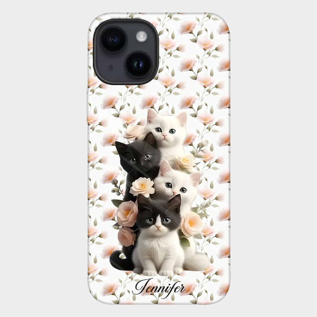 Cute Kittens - Personalized Cat Full Print Phone Case
