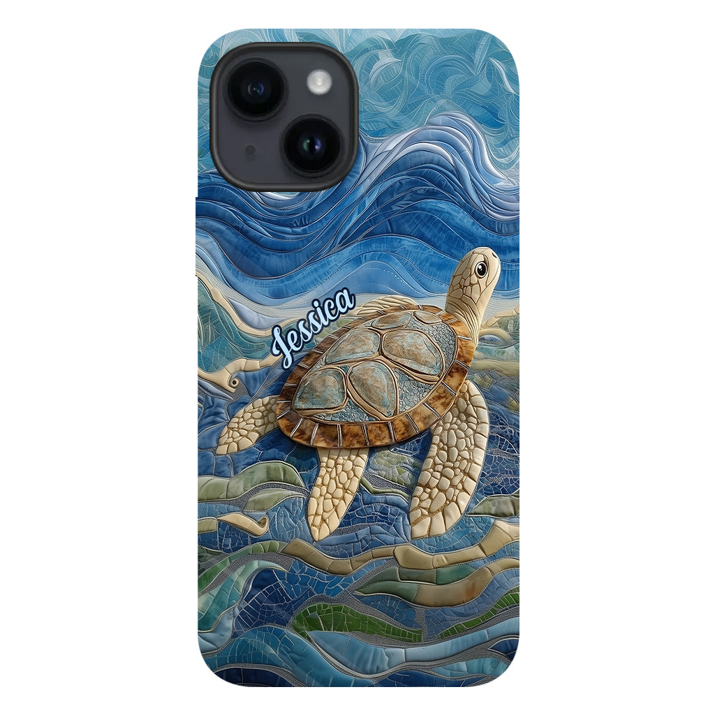 Love Turtles - Personalized Turtle Full Print Phone Case