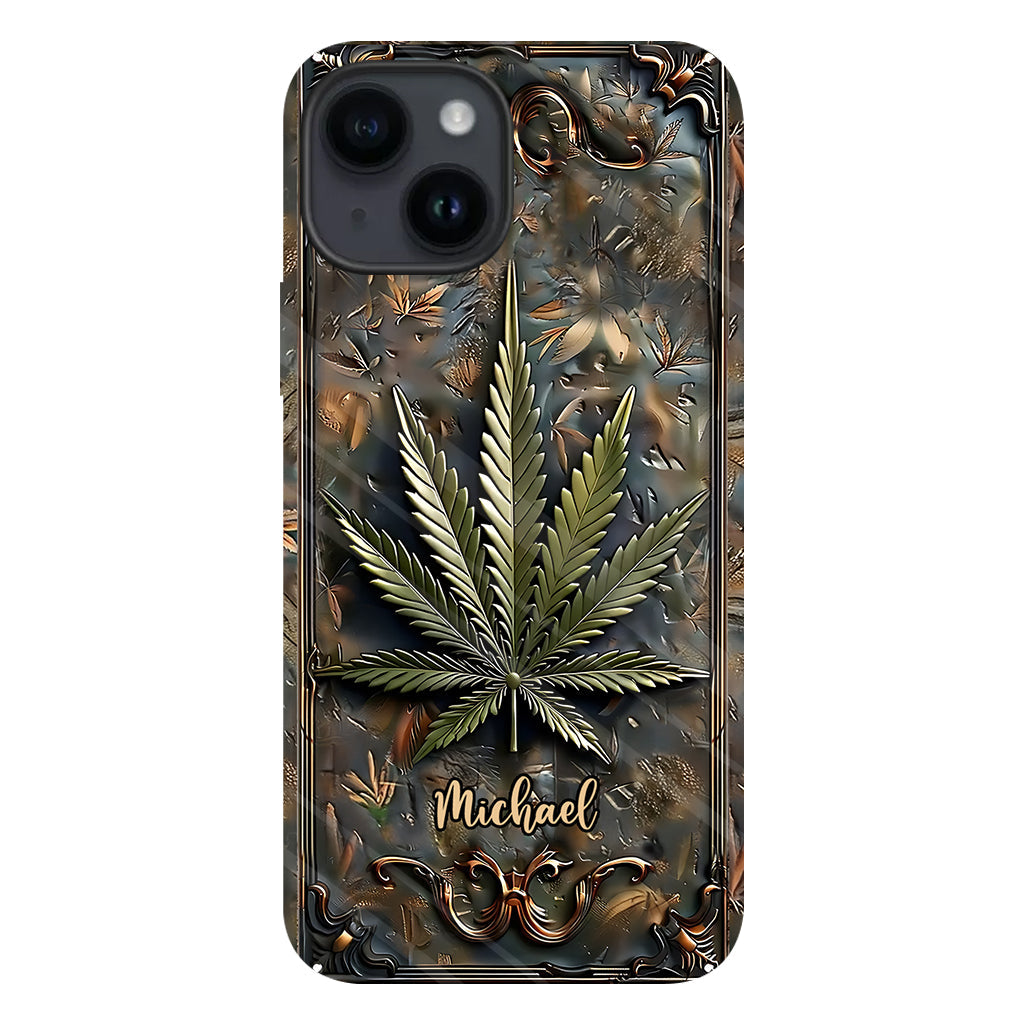 High Life - Personalized Weed Full Print Phone Case