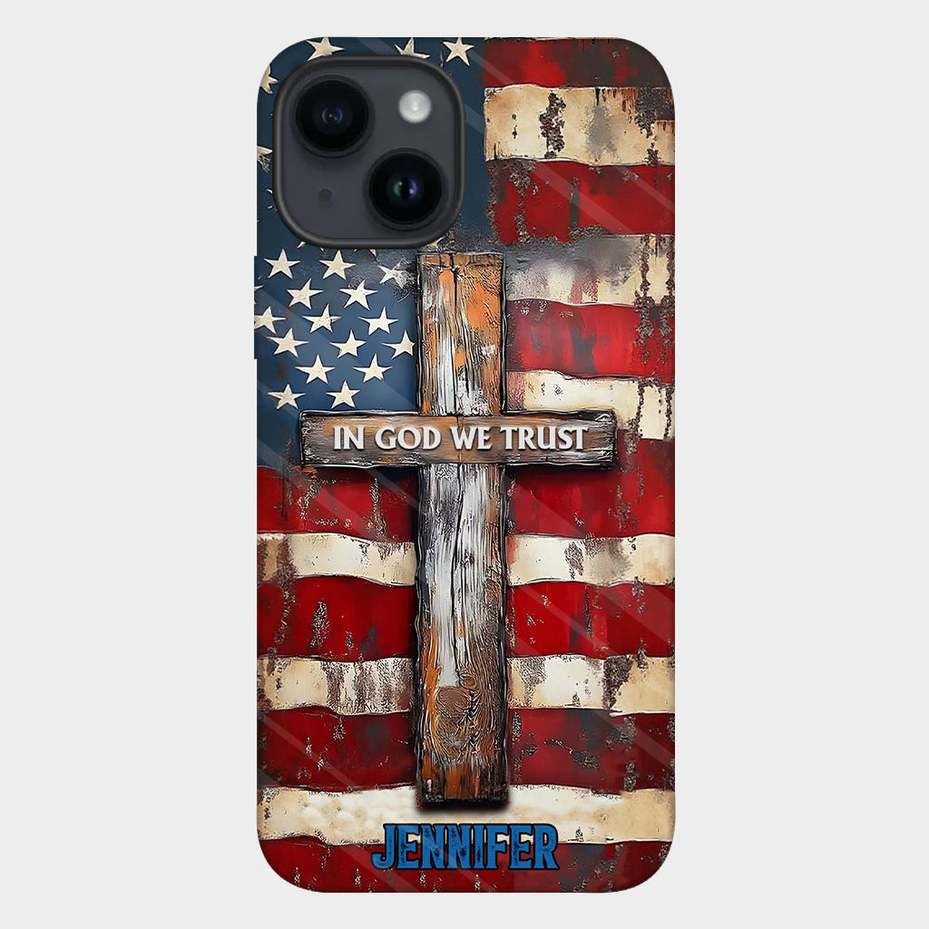 In God We Trust - Personalized Christian Full Print Phone Case