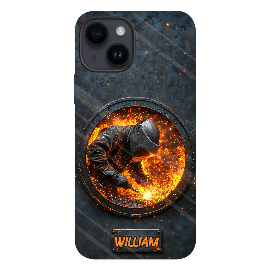 Gift For Welder Man - Personalized Welder Full Print Phone Case