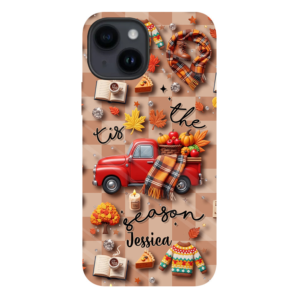 Tis The Season - Personalized Autumn Full Print Phone Case
