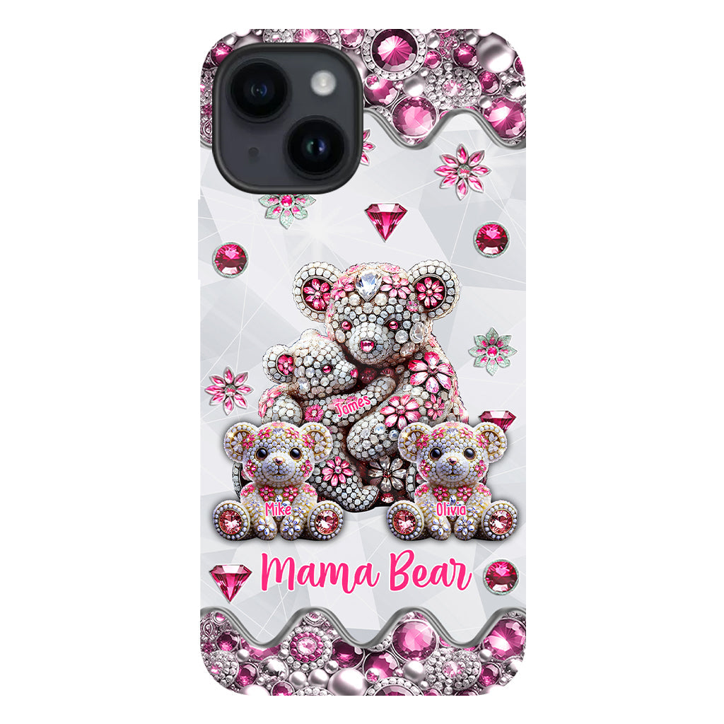 Mama Bear Gift For Mom, Grandma,.. - Personalized Mother Full Print Phone Case