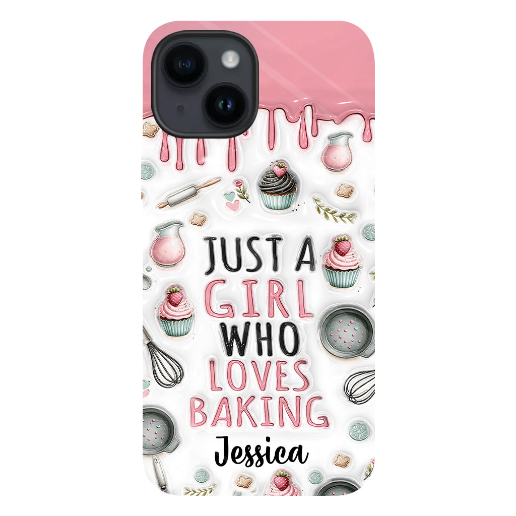 Just A Girl Who Loves Baking - Personalized Baking Full Print Phone Case
