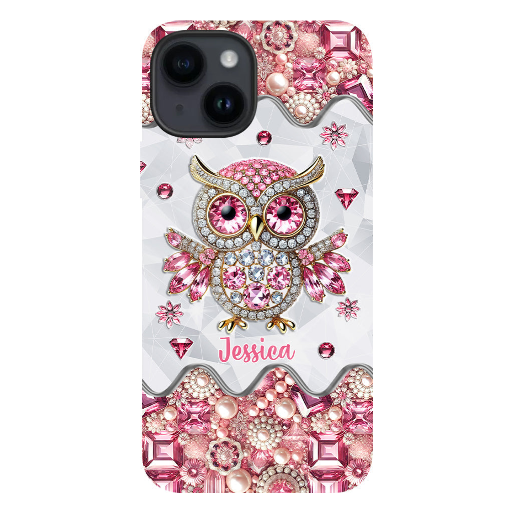 Just A Girl Who Loves Owls - Personalized Owl Full Print Phone Case