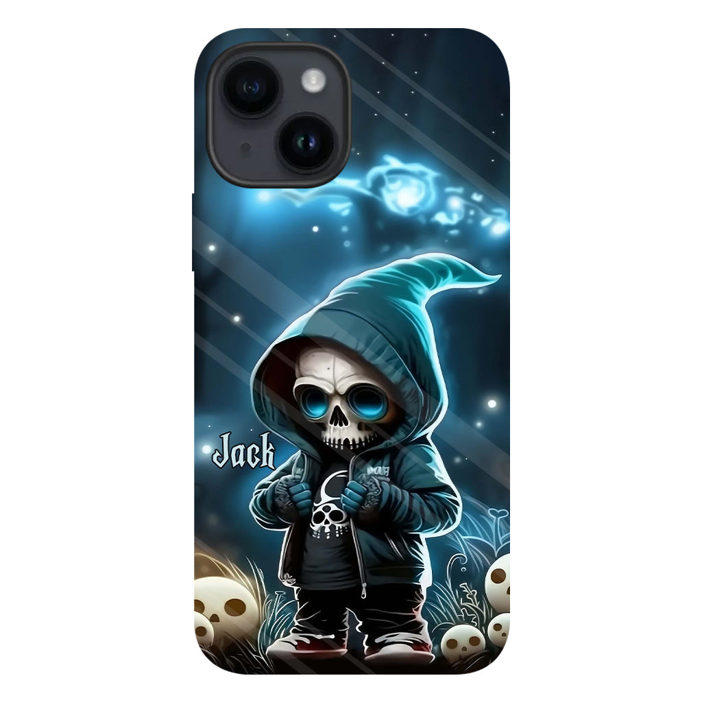 Cool Dude - Personalized Skull Full Print Phone Case