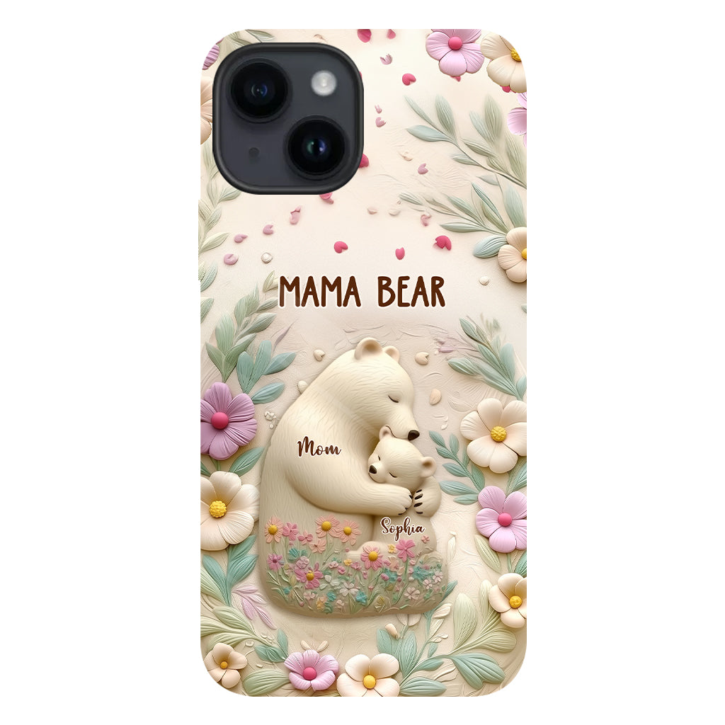 Mama Bear - Personalized Mother Full Print Phone Case