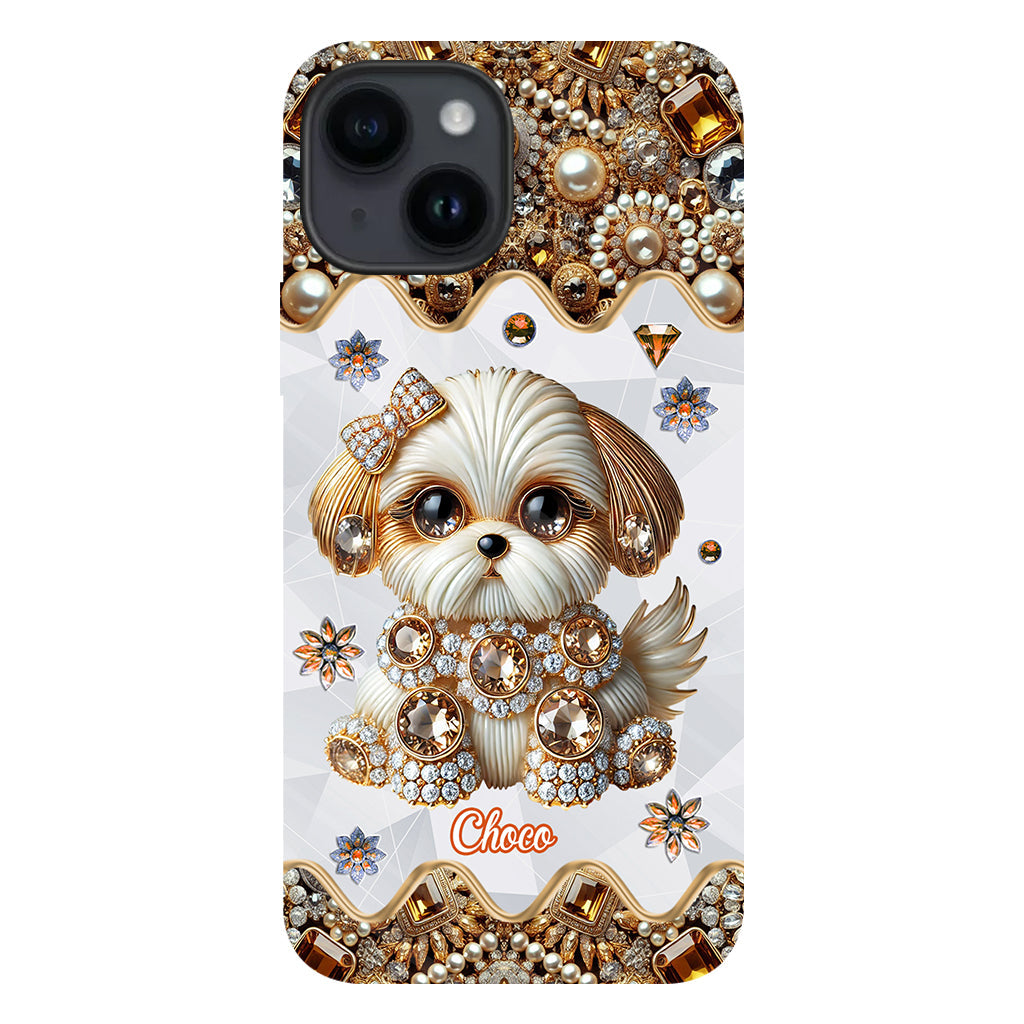 Love Shih Tzu - Personalized Dog Full Print Phone Case