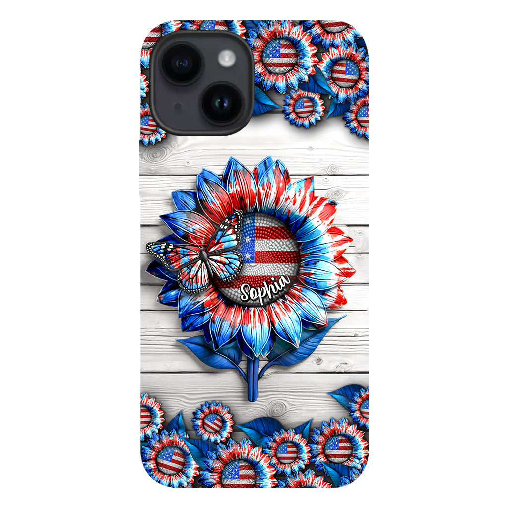 Love America - Personalized Independence Day/ 4th of July Full Print Phone Case