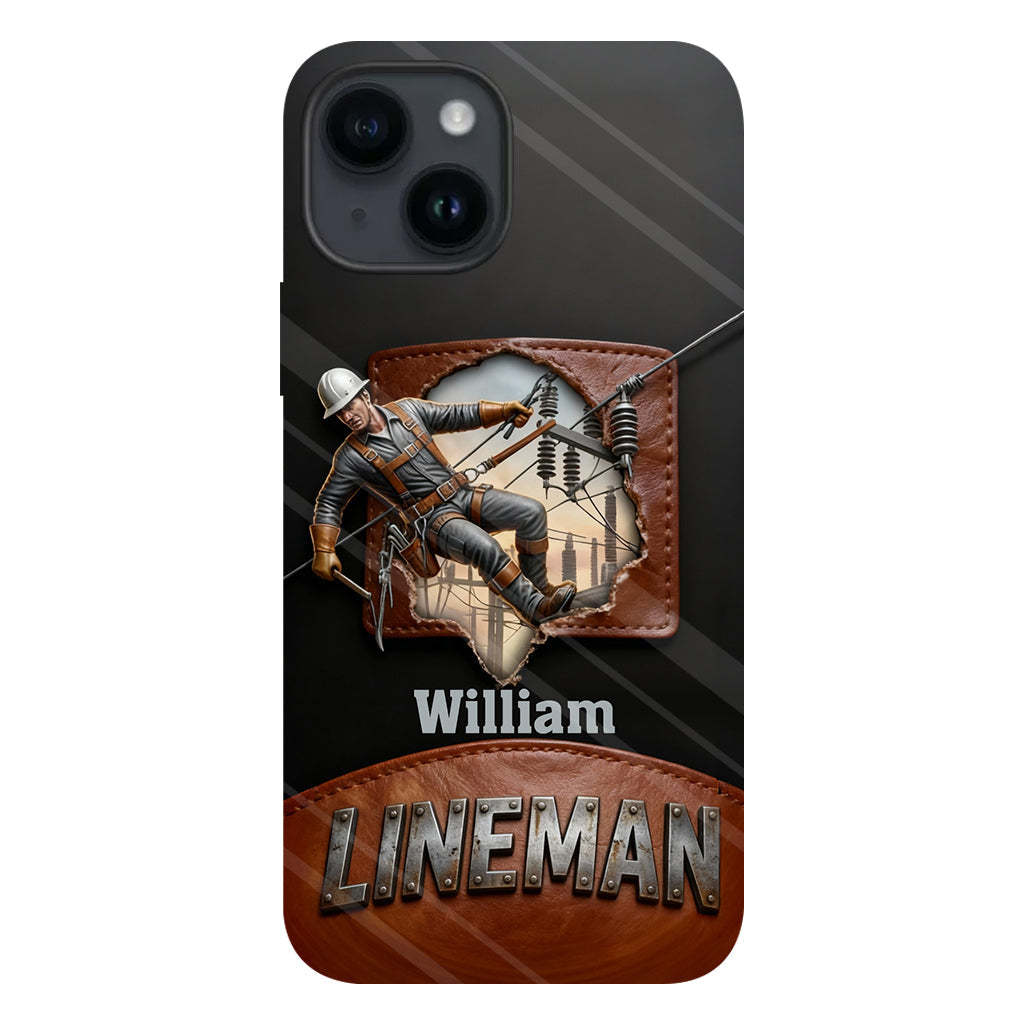 Cool Lineman - Personalized Lineman Full Print Phone Case