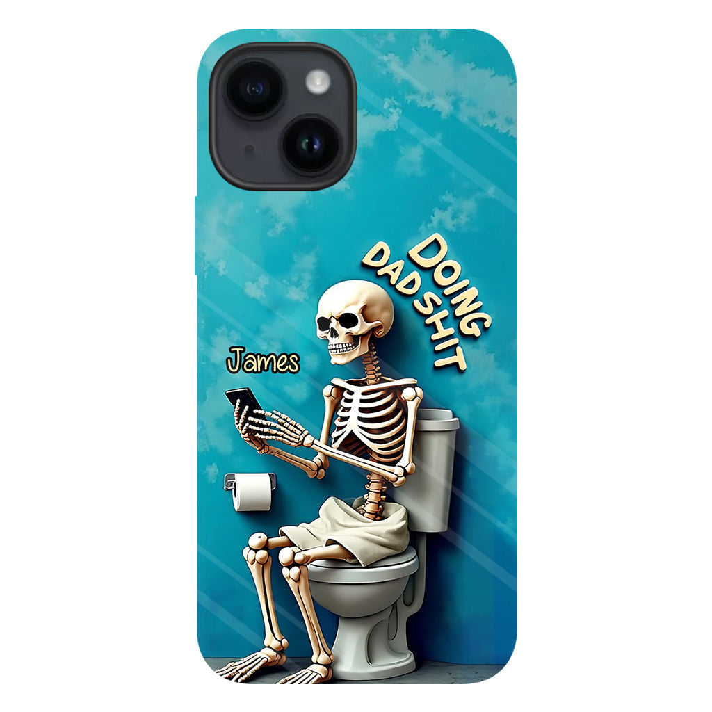 Doing Dad Shit - Personalized Father Full Print Phone Case