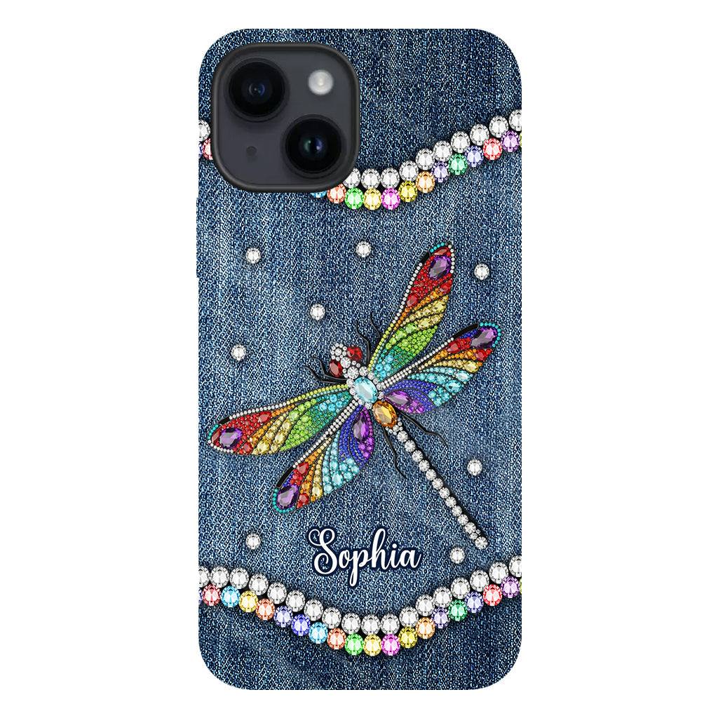 Beautiful Dragonfly - Personalized Dragonfly Full Print Phone Case