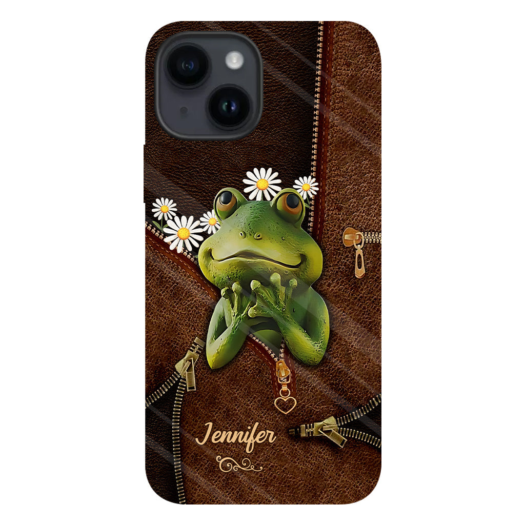 Cute Frogs - Personalized Frog Full Print Phone Case
