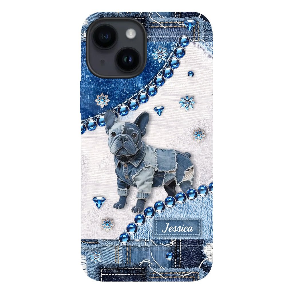 Cute Bulldog - Personalized Dog Full Print Phone Case