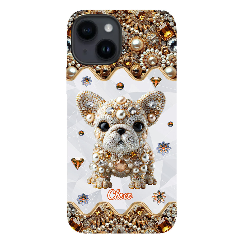 Love French Bulldog - Personalized Dog Full Print Phone Case