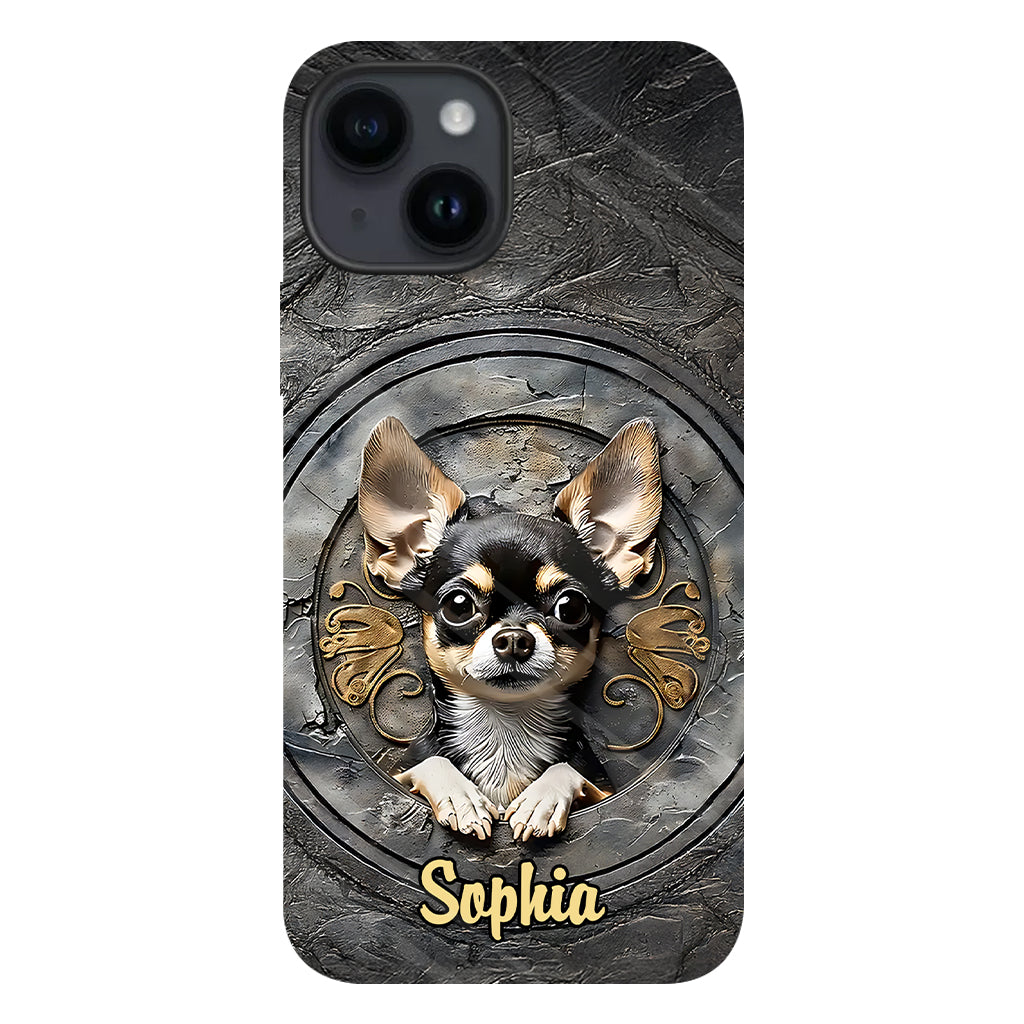 Adorable Chihuahua - Personalized Dog Full Print Phone Case