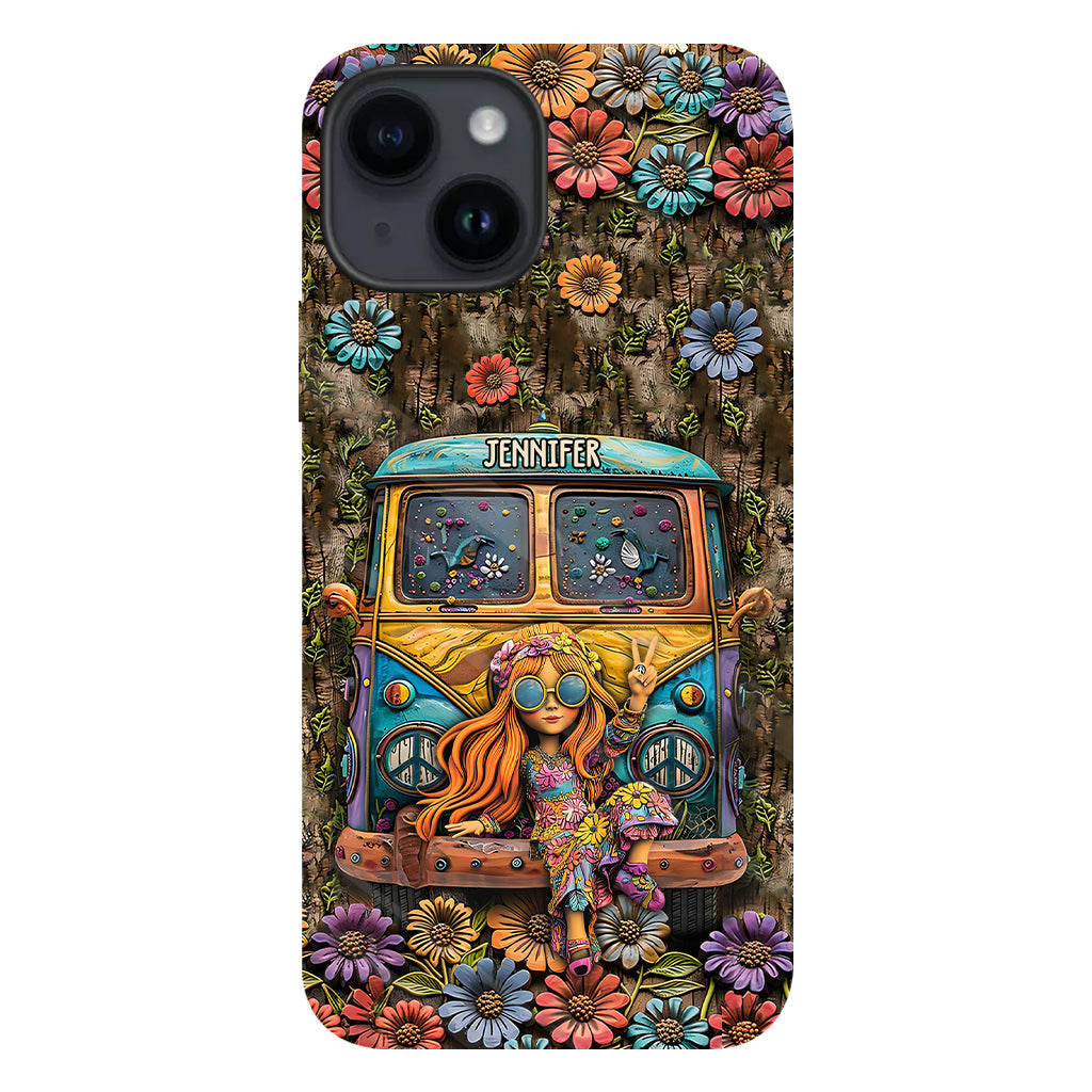 Cute Caravan - Personalized Hippie Full Print Phone Case