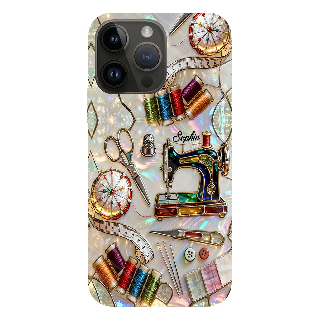 Love Sewing - Personalized Sewing Full Print Phone Case