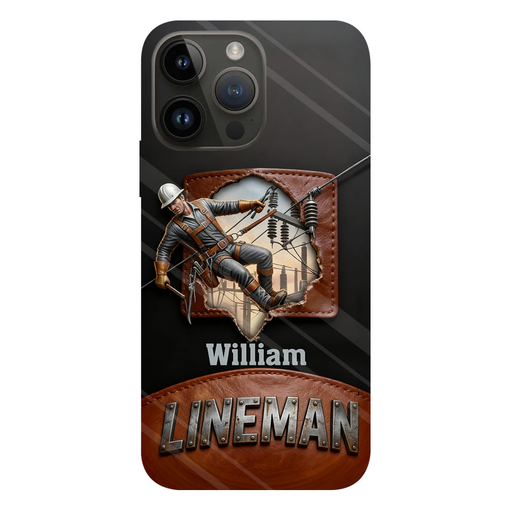 Cool Lineman - Personalized Lineman Full Print Phone Case