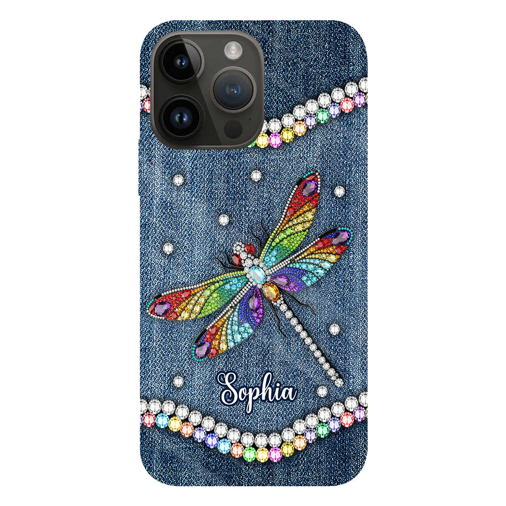 Beautiful Dragonfly - Personalized Dragonfly Full Print Phone Case