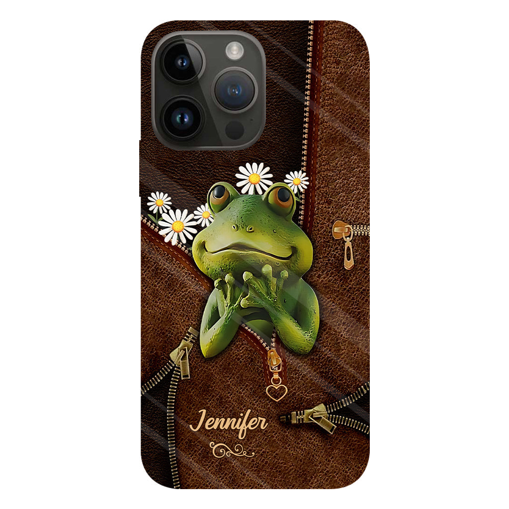 Cute Frogs - Personalized Frog Full Print Phone Case
