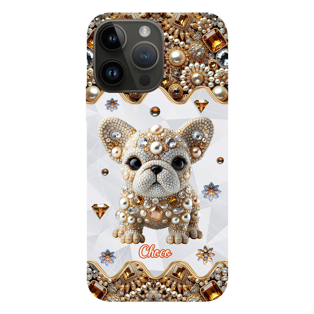 Love French Bulldog - Personalized Dog Full Print Phone Case