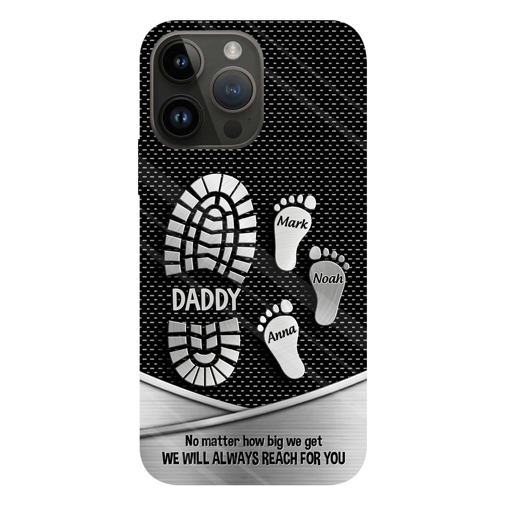 Your Footsteps Led Our Way - Personalized Father Full Print Phone Case