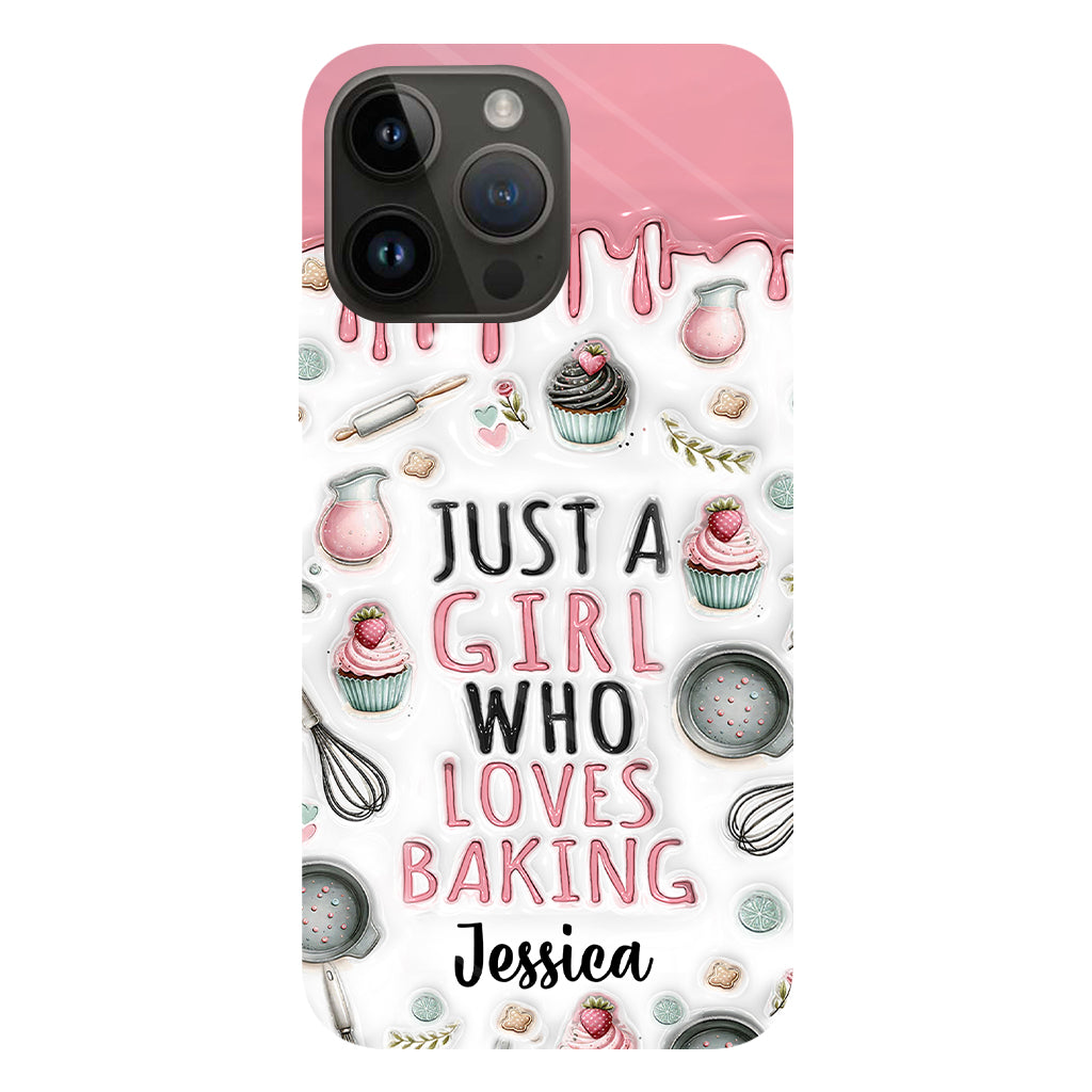 Just A Girl Who Loves Baking - Personalized Baking Full Print Phone Case
