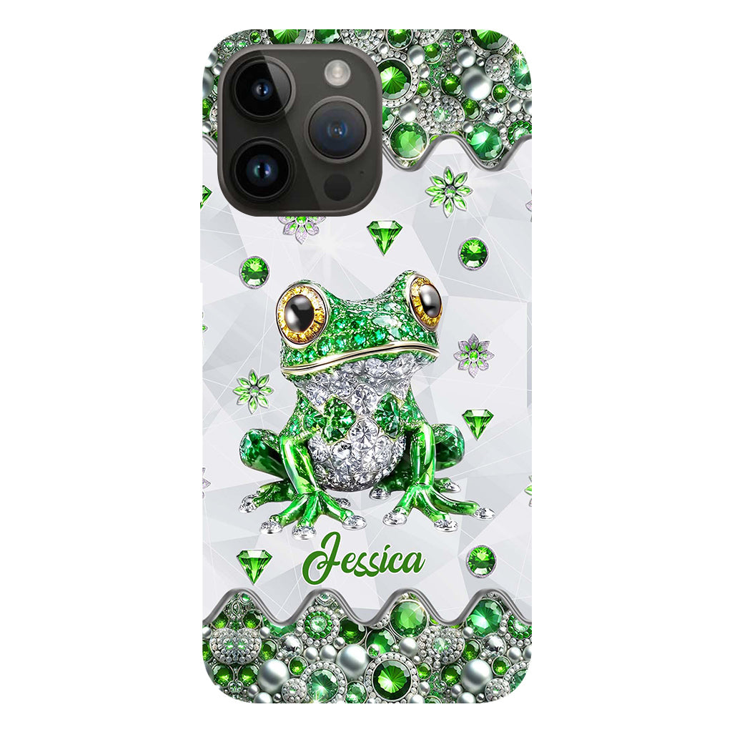 Just A Girl Who Loves Frogs - Personalized Frog Full Print Phone Case