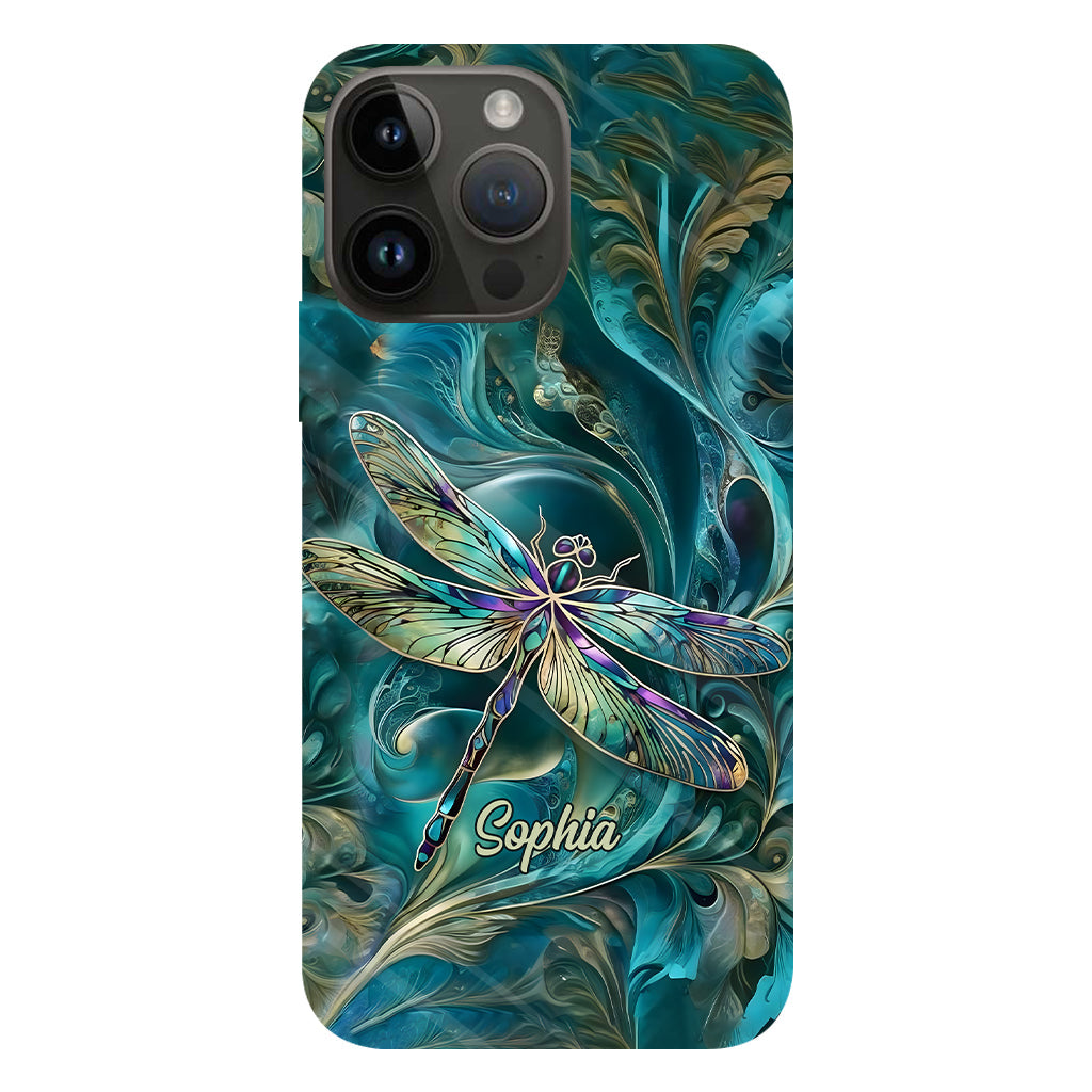 Beautiful Dragonfly - Personalized Dragonfly Full Print Phone Case