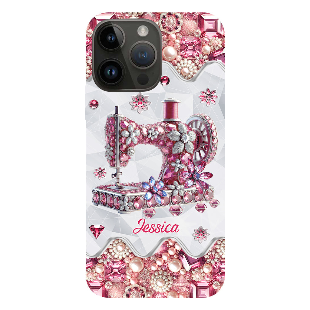 Just A Girl Who Loves Sewing - Personalized Sewing Full Print Phone Case