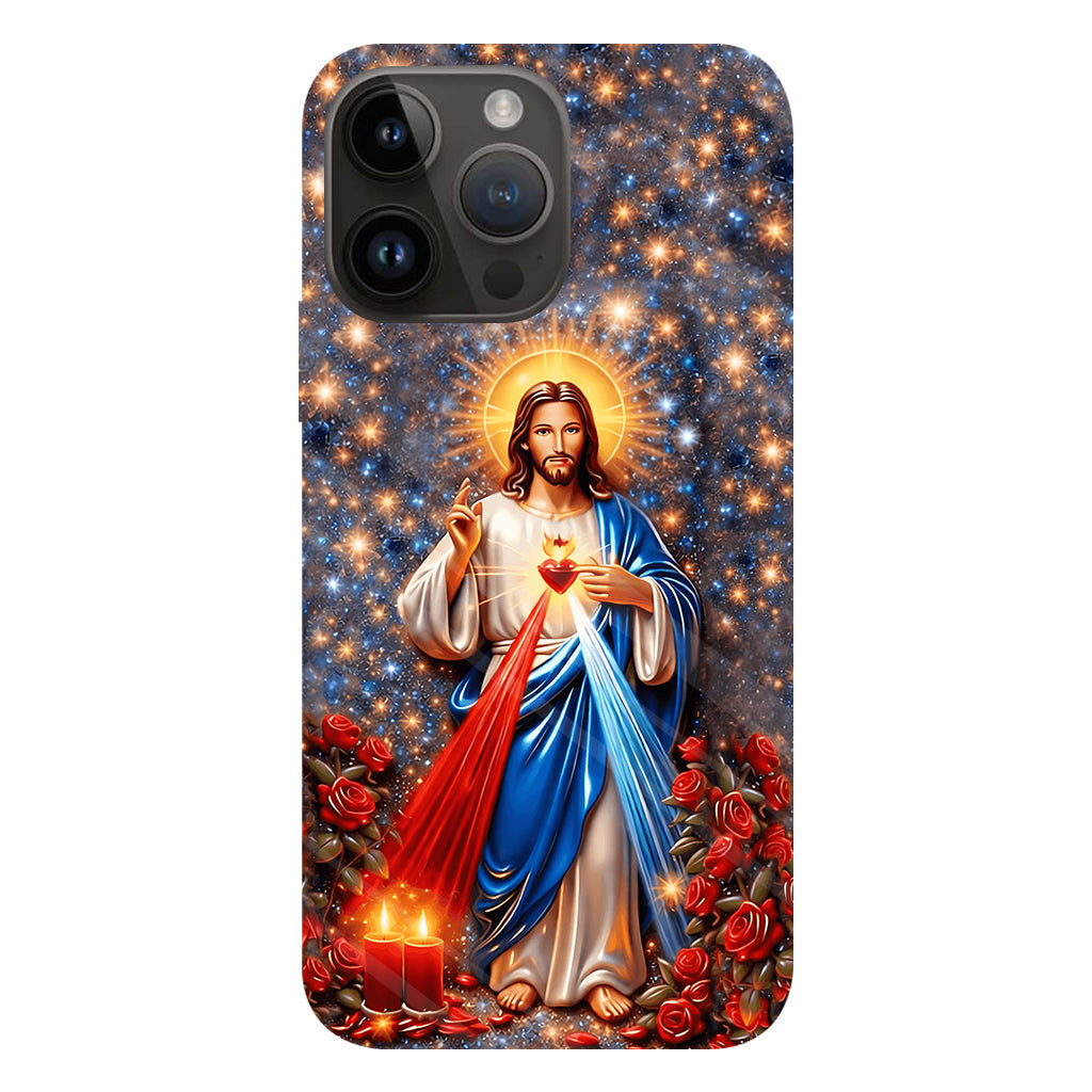 Sacred Heart of Jesus - Personalized Christian Full Print Phone Case