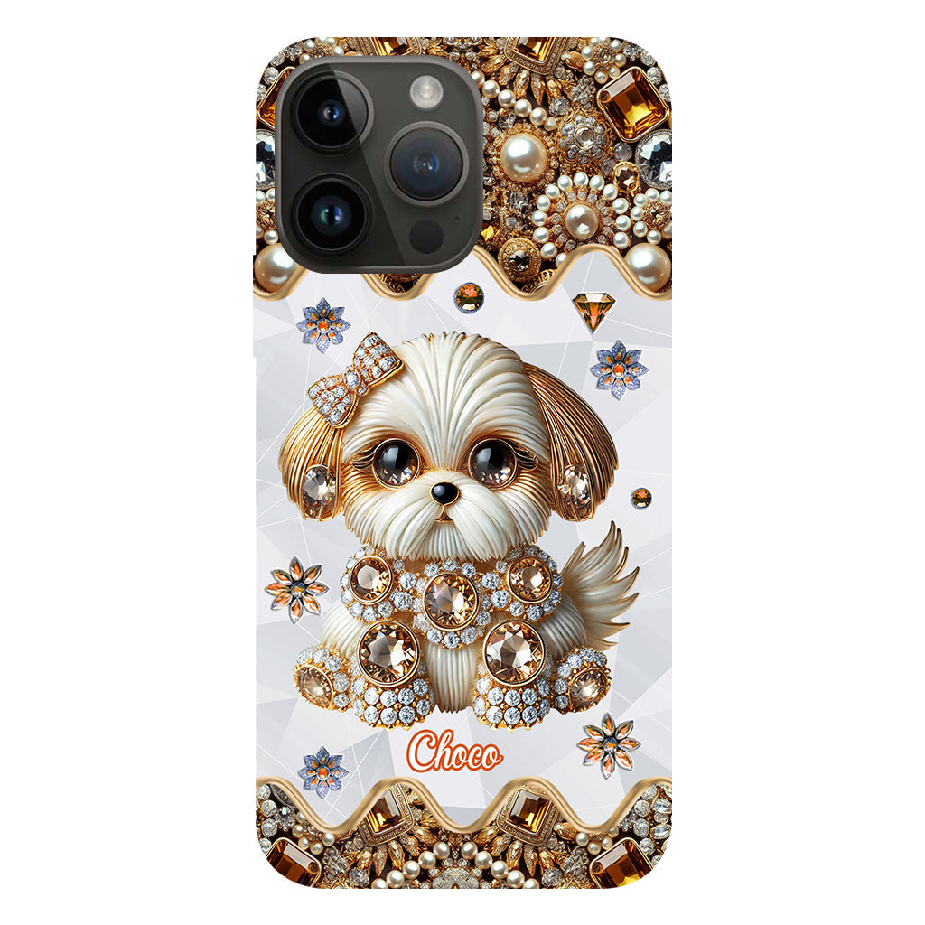 Love Shih Tzu - Personalized Dog Full Print Phone Case