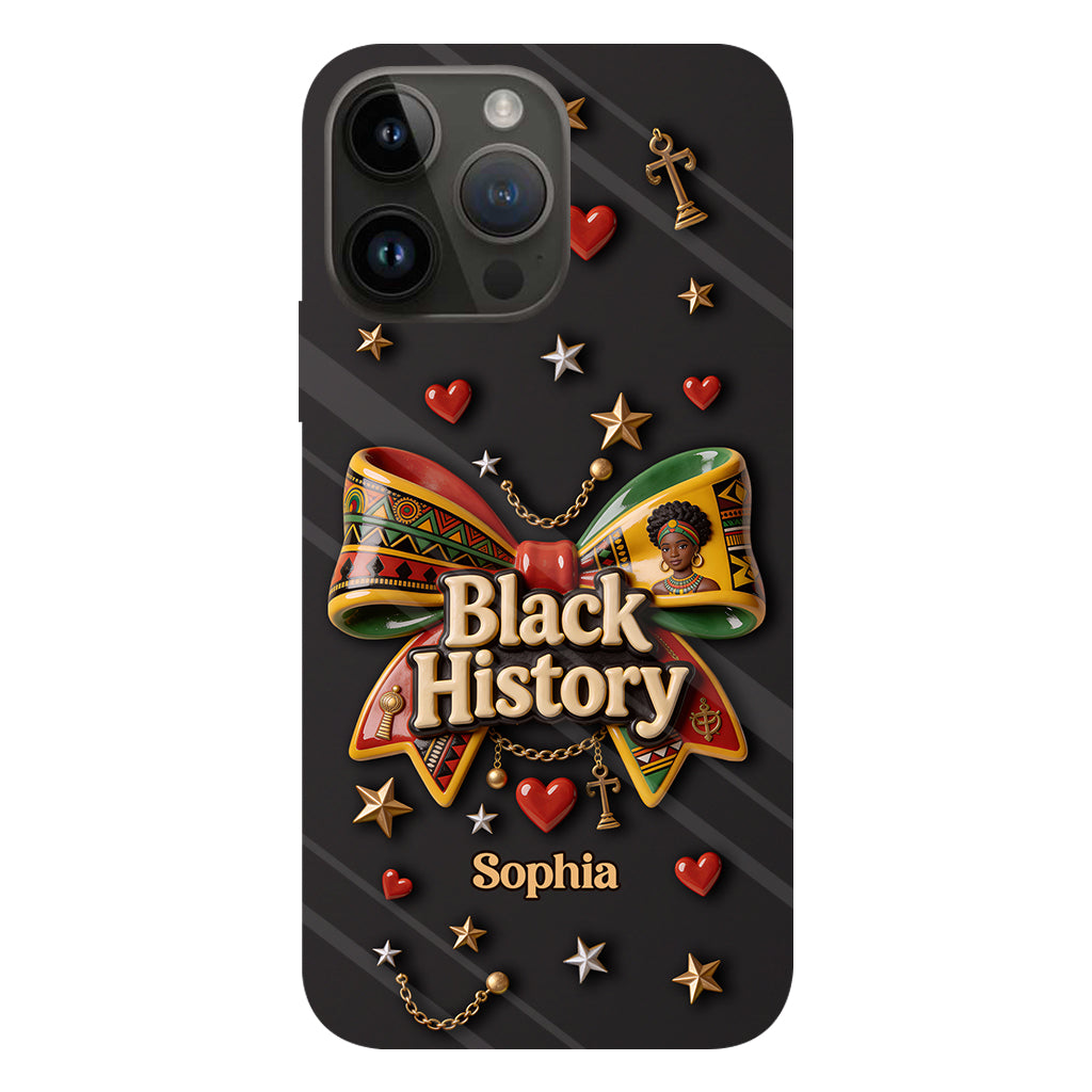 Black History Month - Personalized African American Full Print Phone Case