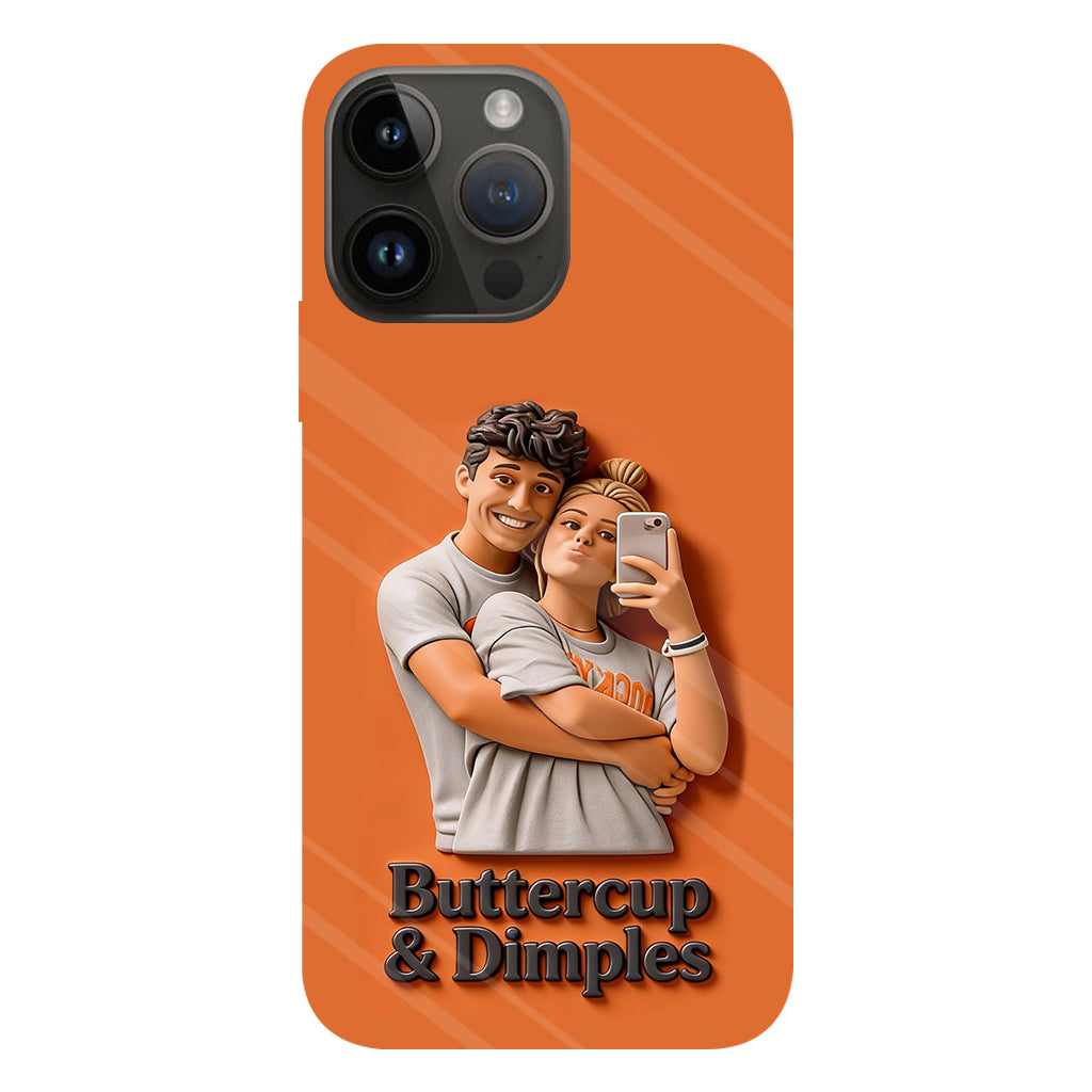 Custom From Any Photo - Perfect Valentine's Day Gift - Personalized Couple Full Print Phone Case