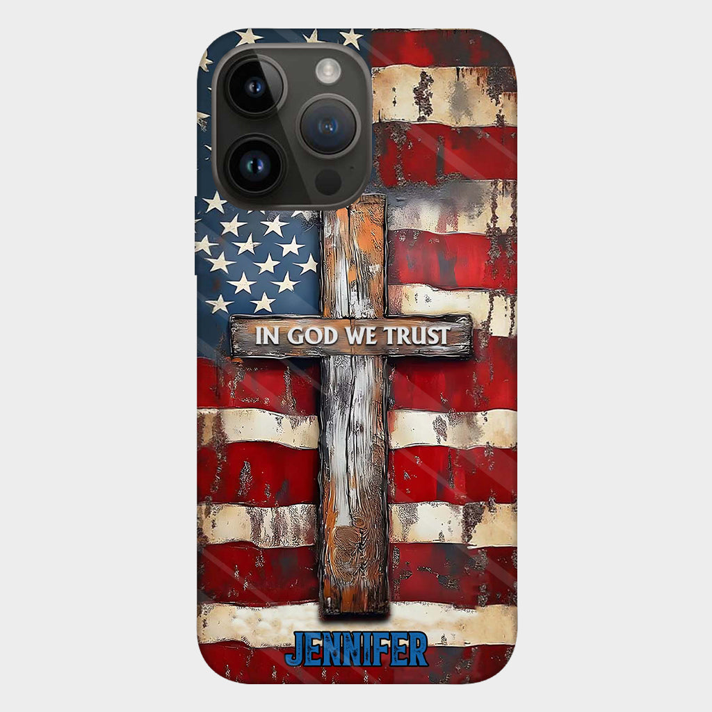 In God We Trust - Personalized Christian Full Print Phone Case