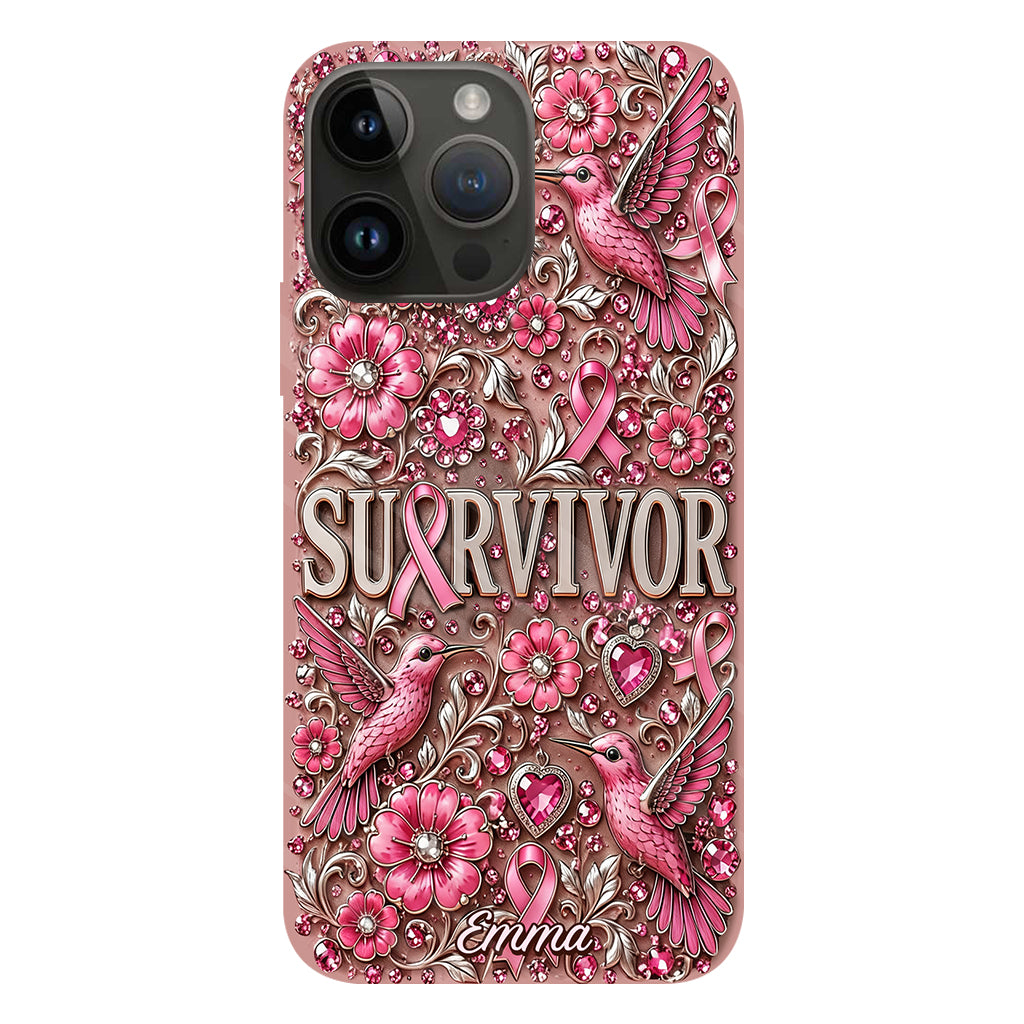 Breast Cancer Awareness - Personalized Breast Cancer Awareness Full Print Phone Case